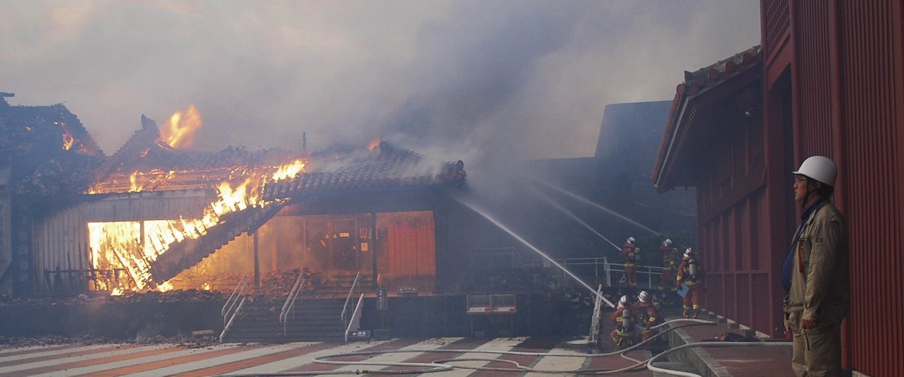 首里城火災で奮闘した指揮隊<br>―那覇市消防局―