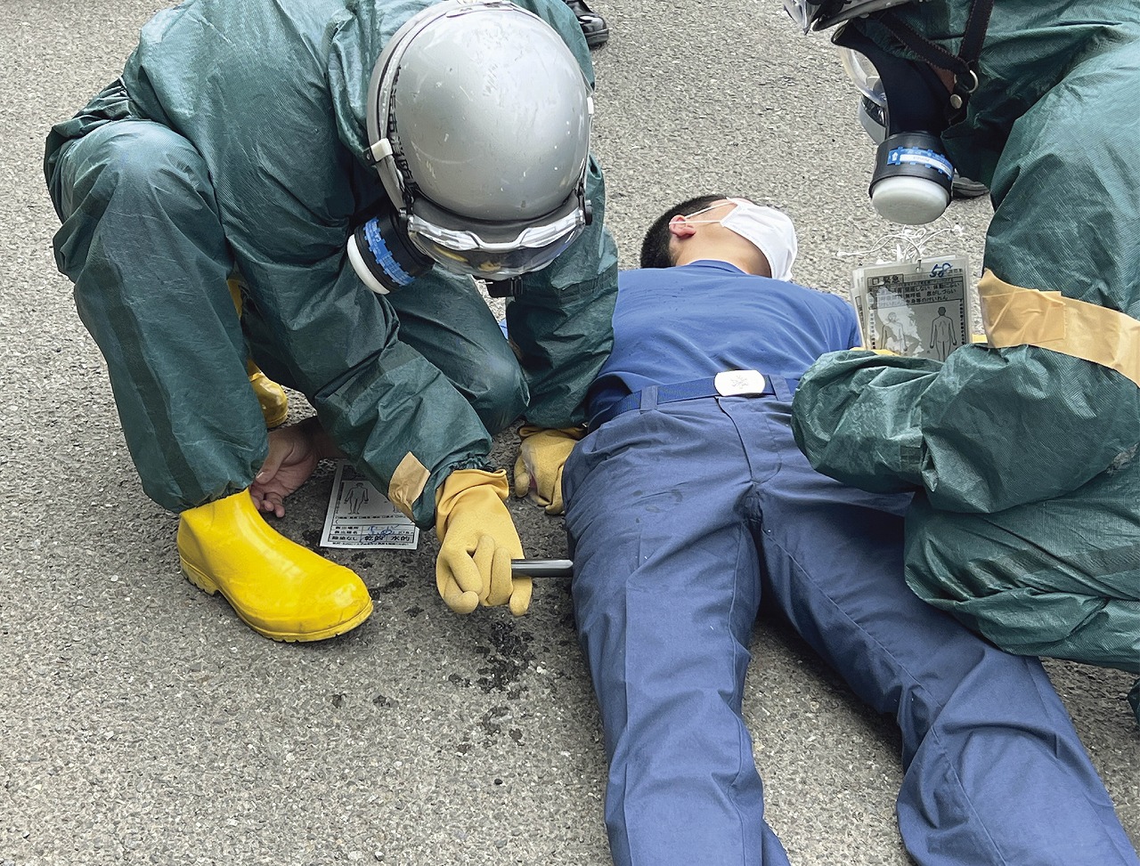 大規模テロ災害対応訓練<br>―横浜市消防局―