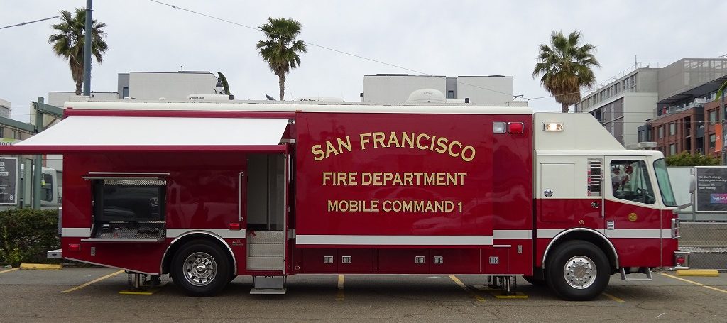 サンフランシスコ市消防局コマンドカー。