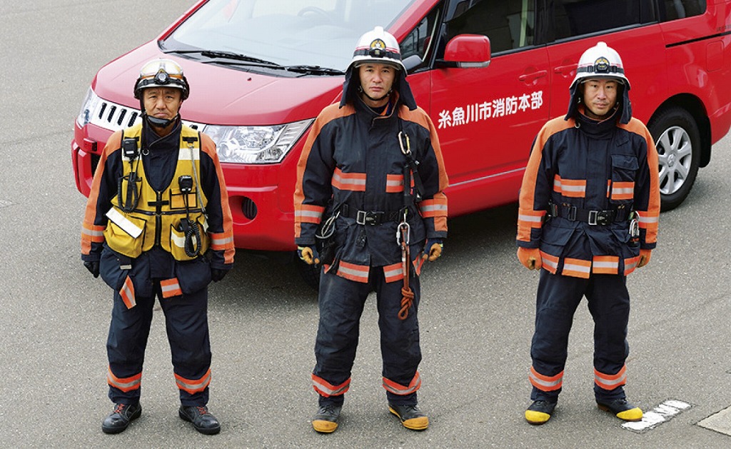 糸魚川市消防本部直轄の指揮隊。