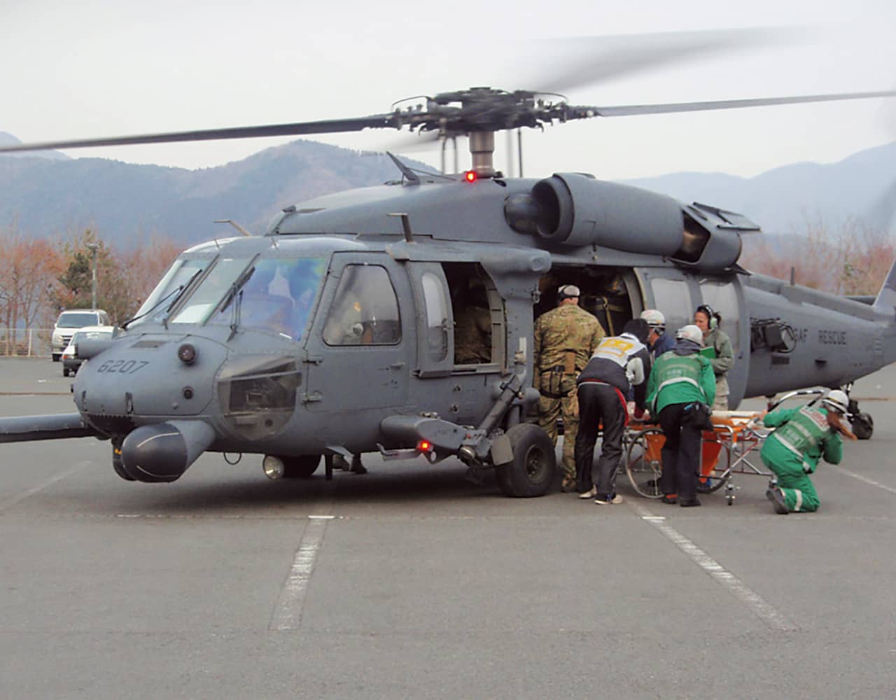 米空軍の救難ヘリHH-60G