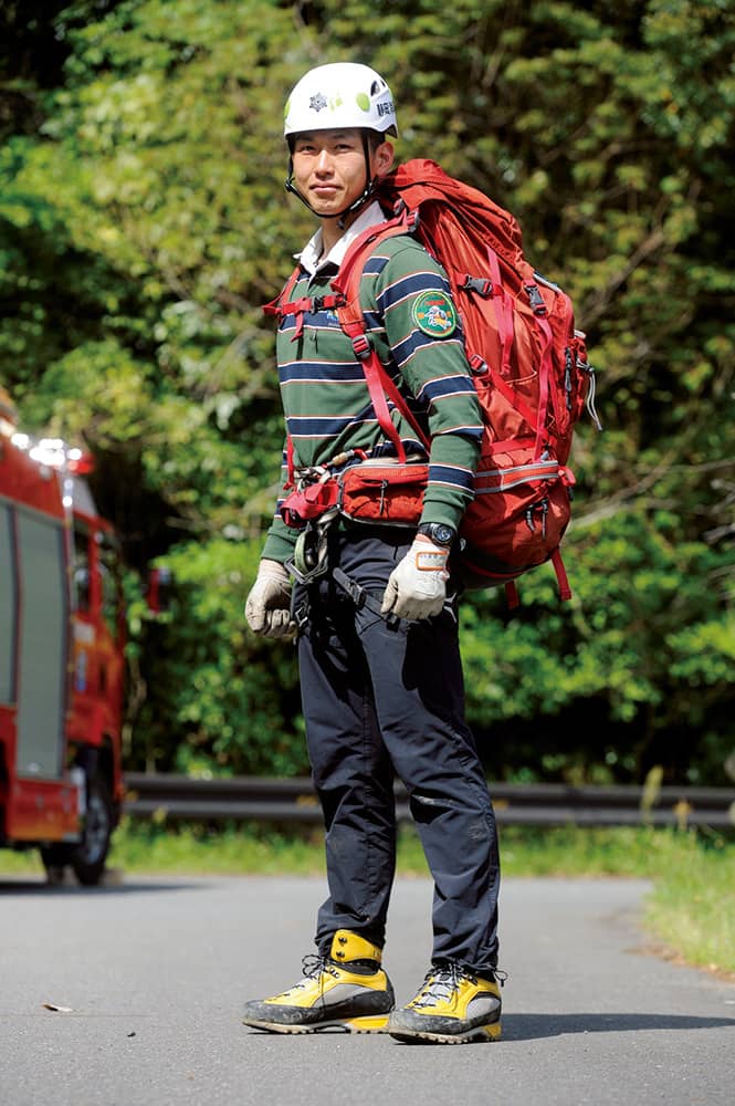 山岳救助隊の個人装備