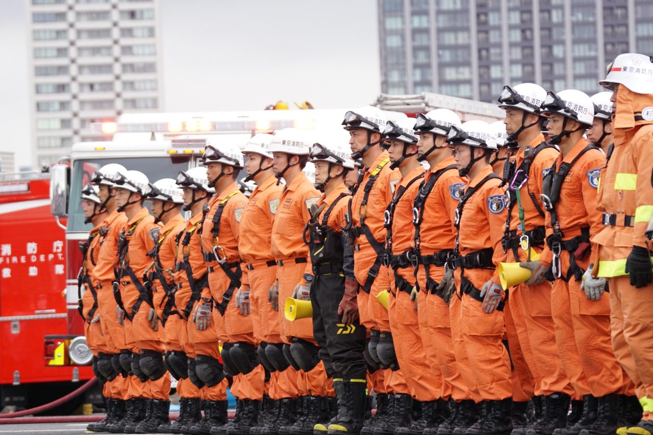 東京国際消防防災展2023消火・救助演技