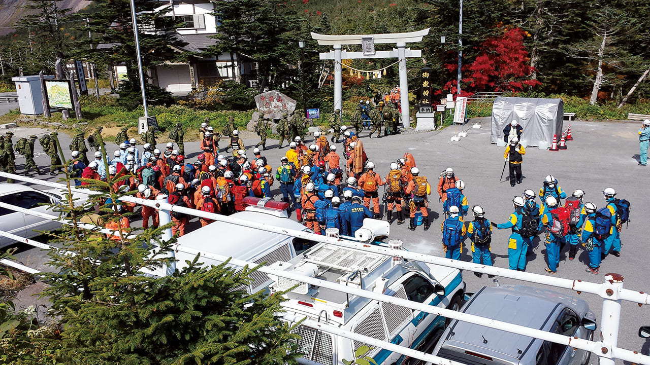 御嶽山噴火災害　被災地消防本部