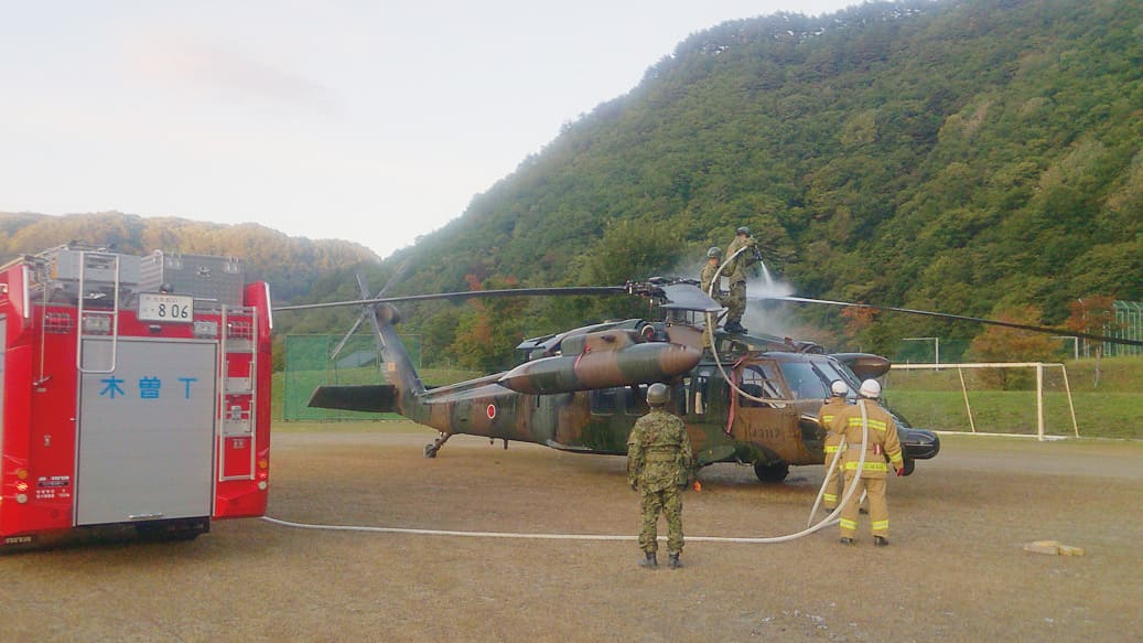 御嶽山噴火災害　被災地消防本部