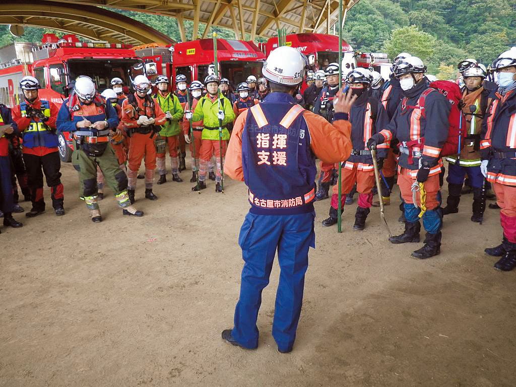 御嶽山噴火災害　緊急消防援助隊