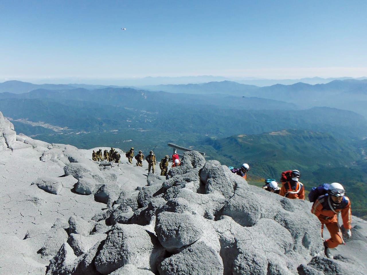 御嶽山噴火災害　緊急消防援助隊