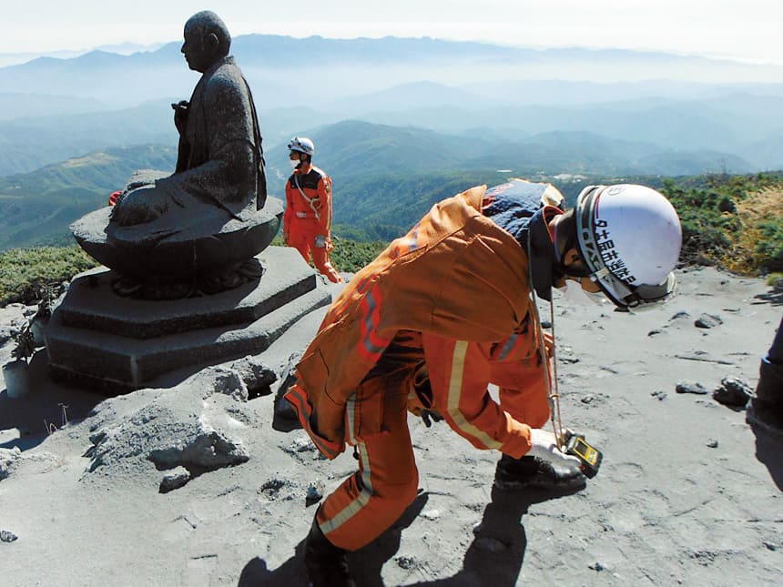 御嶽山噴火災害　緊急消防援助隊