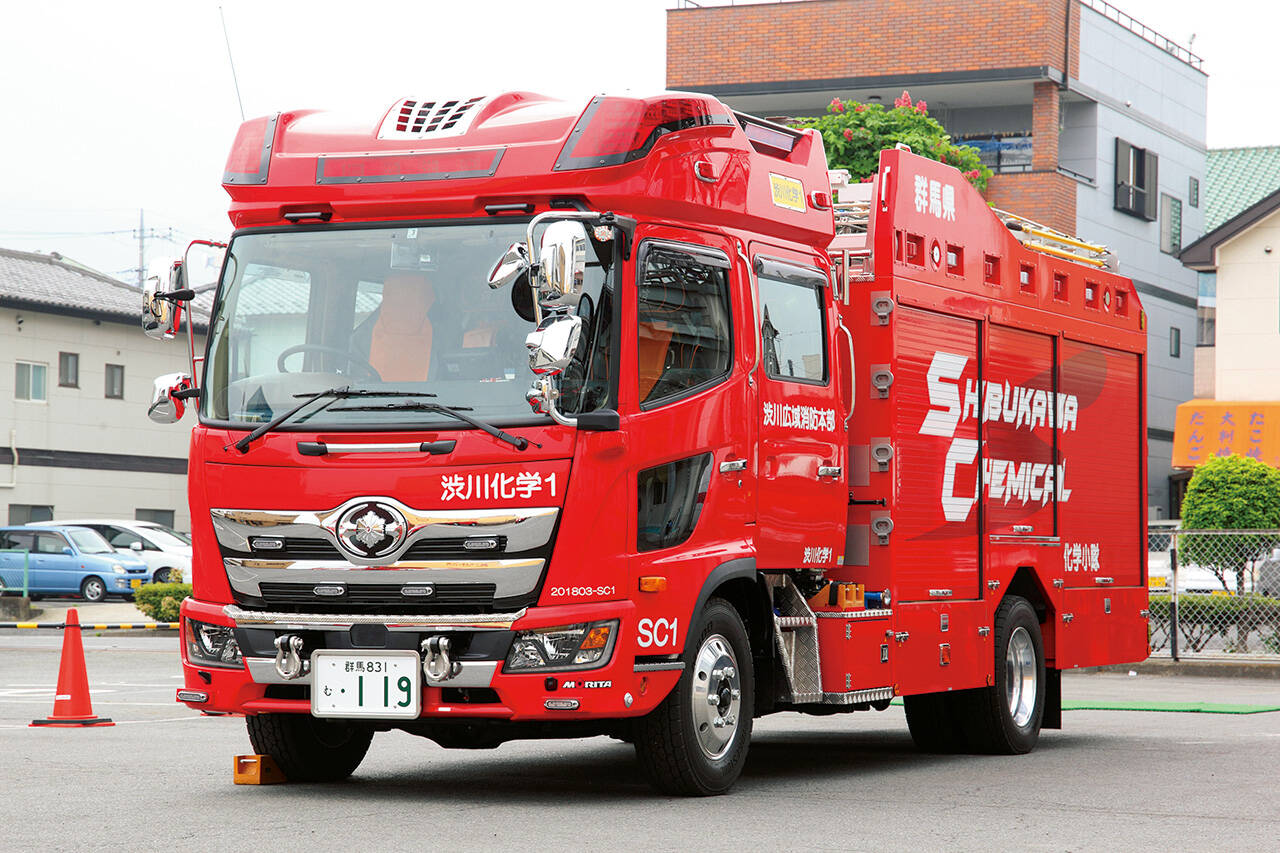 化学消防ポンプ自動車Ⅱ型 渋川広域消防本部