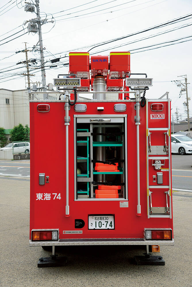 電源照明車 東海市消防本部