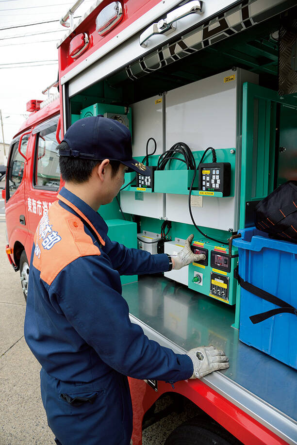 電源照明車 東海市消防本部