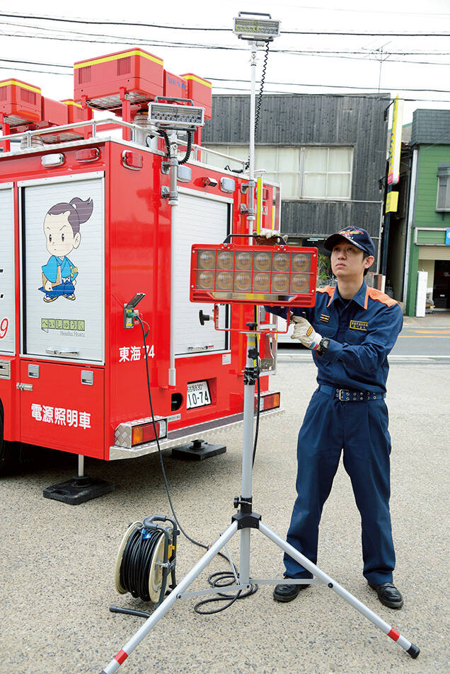 電源照明車 東海市消防本部
