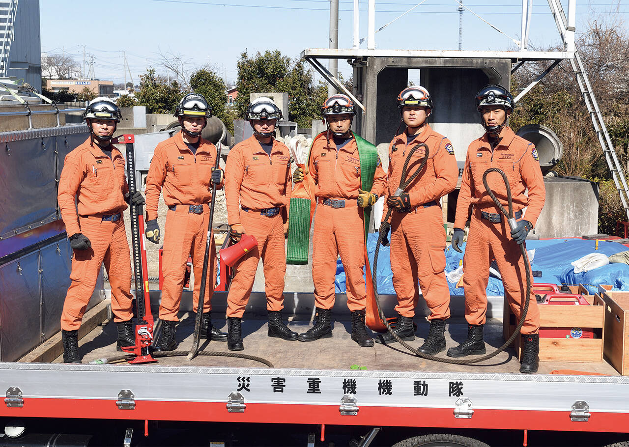 震災対応に強くなる重機訓練法 取手市消防本部