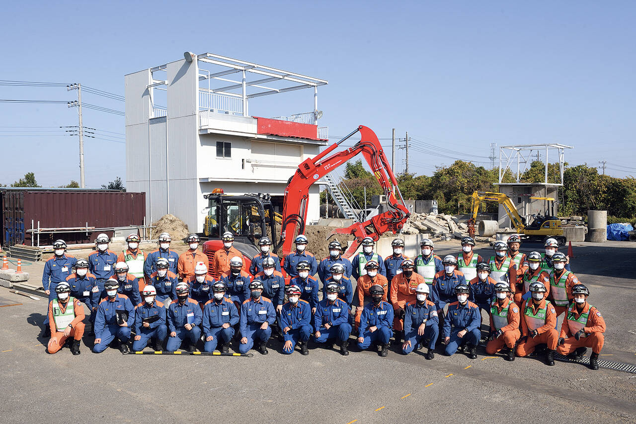 震災対応に強くなる重機訓練法 取手市消防本部