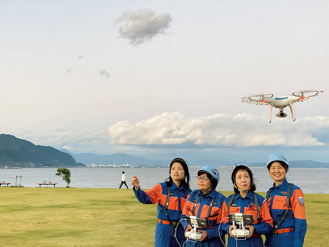 焼津市消防団のドローン隊「SKY SHOOT」