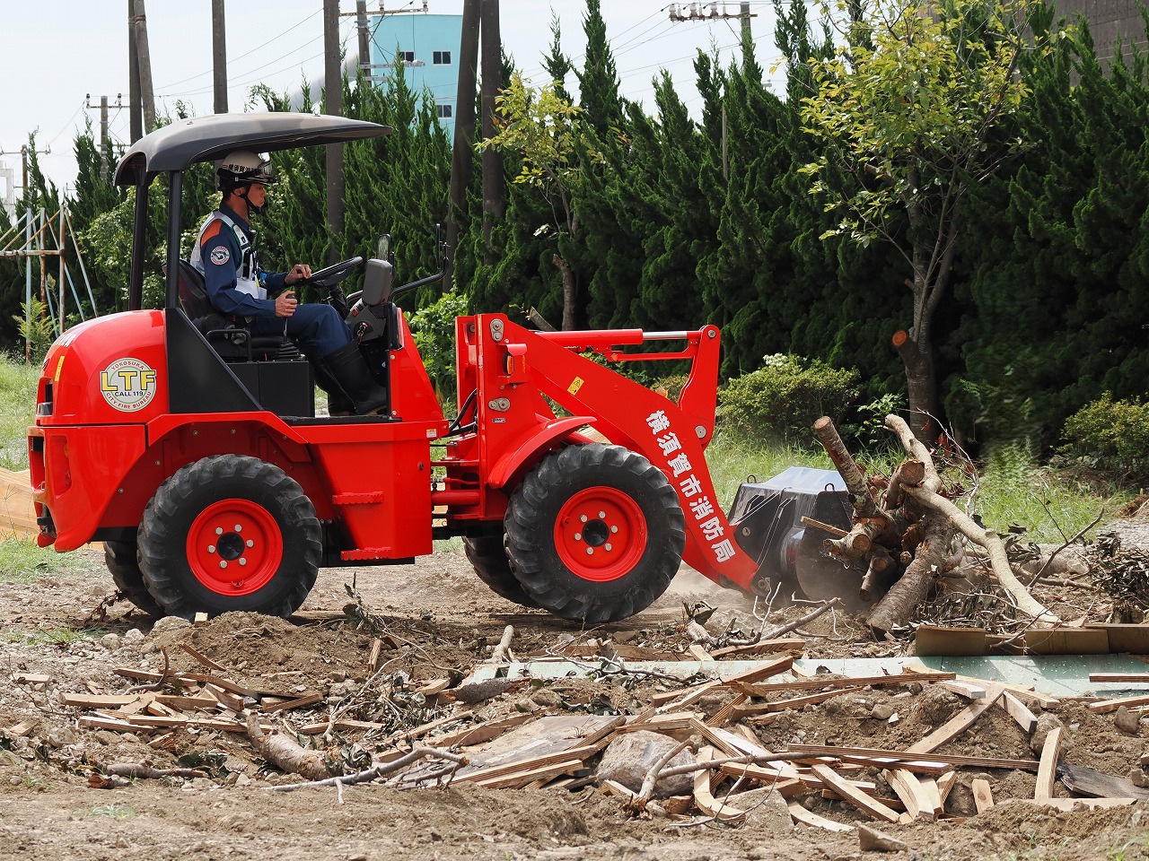 二つの土砂災害機動部隊が地域を守る<br>横須賀市消防局 土砂災害対応連携訓練