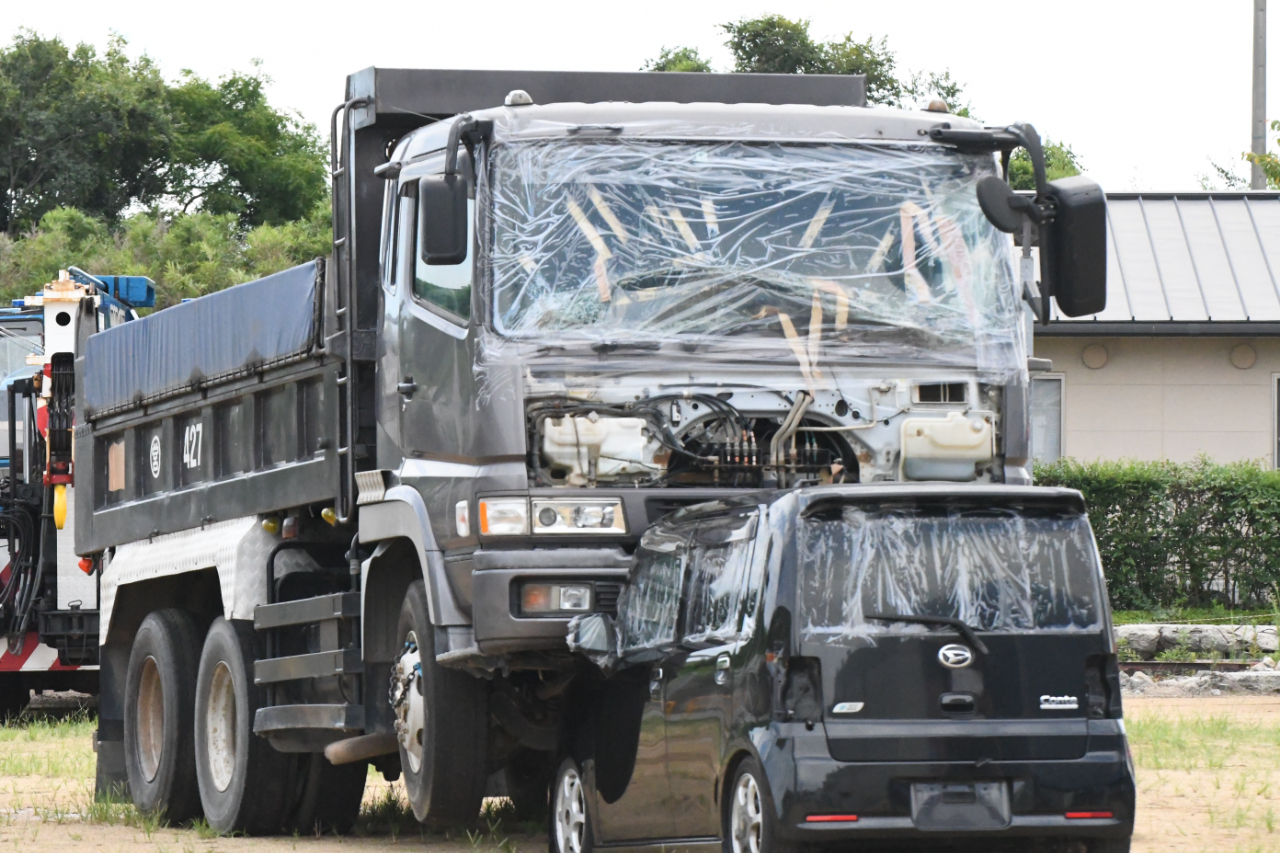 全日本レッカー協会・板野東部消防組合 大型トラックレスキュー大規模訓練