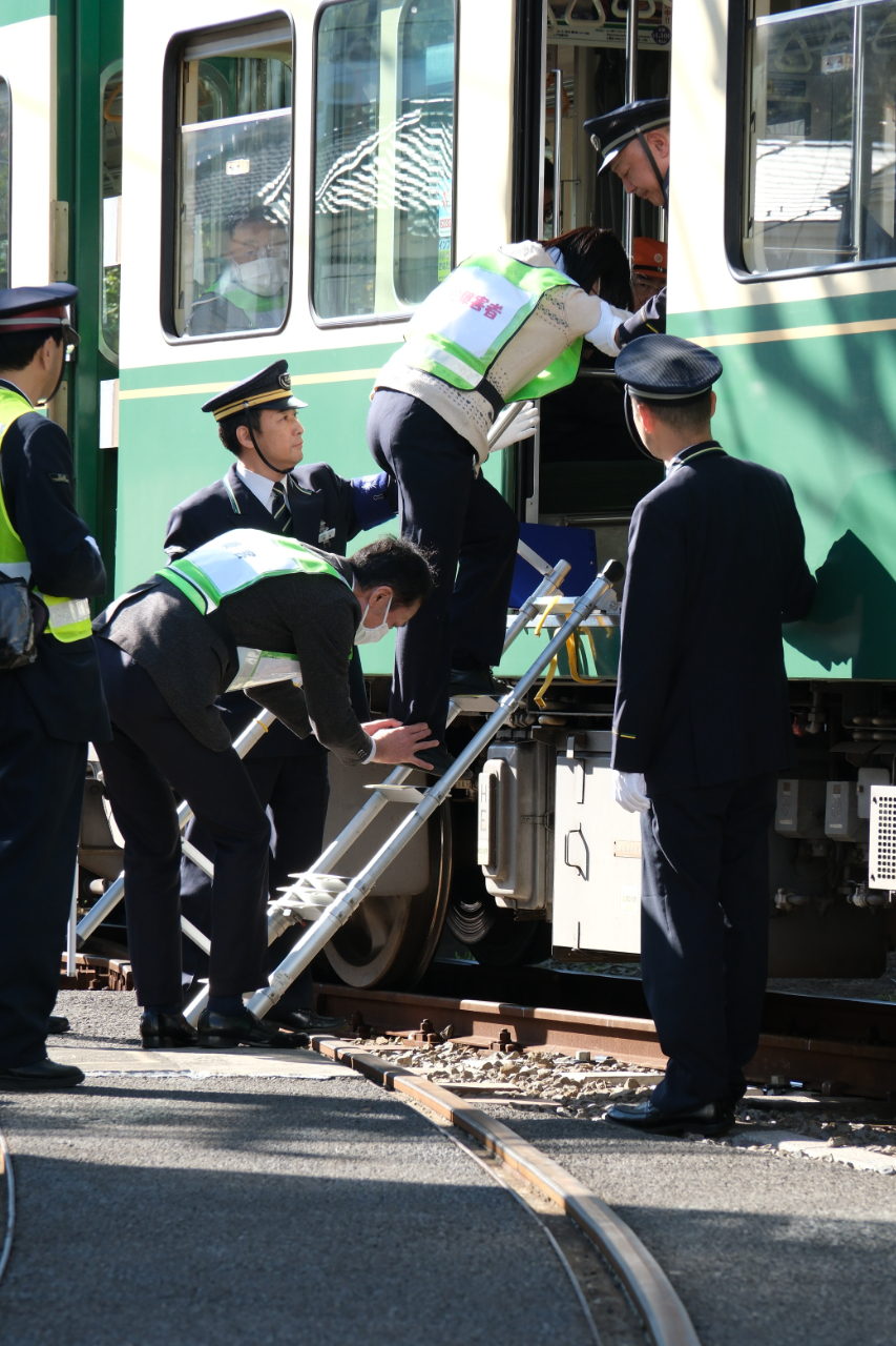 江ノ島電鉄・鎌倉市消防本部 2025年度異常時総合合同訓練