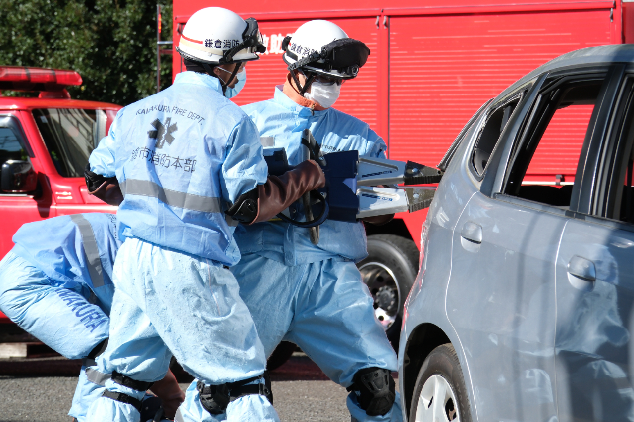 江ノ島電鉄・鎌倉市消防本部 2025年度異常時総合合同訓練