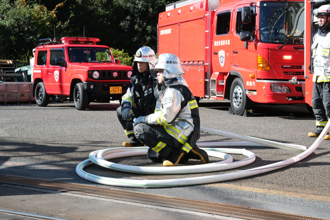 江ノ島電鉄・鎌倉市消防本部 2025年度異常時総合合同訓練