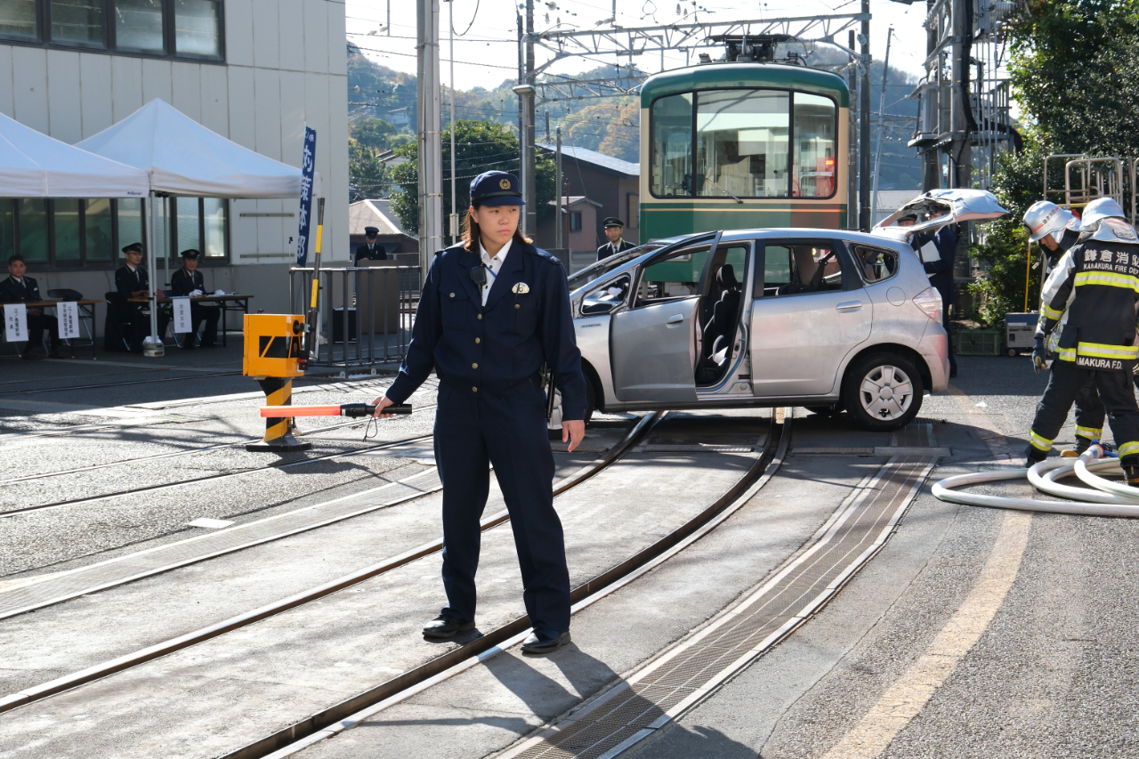 江ノ島電鉄・鎌倉市消防本部 2025年度異常時総合合同訓練